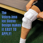 Chillflex Reusable Ice Pack Sleeves for Knee - 2 Pack Compression Sleeves for Knee Pain Relief - Great For Tendonitis, ACL, Patella, Post-Surgery Relief - Enhances Mobility & Recovery