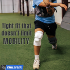 Chillflex Reusable Ice Pack Sleeves for Knee - 2 Pack Compression Sleeves for Knee Pain Relief - Great For Tendonitis, ACL, Patella, Post-Surgery Relief - Enhances Mobility & Recovery